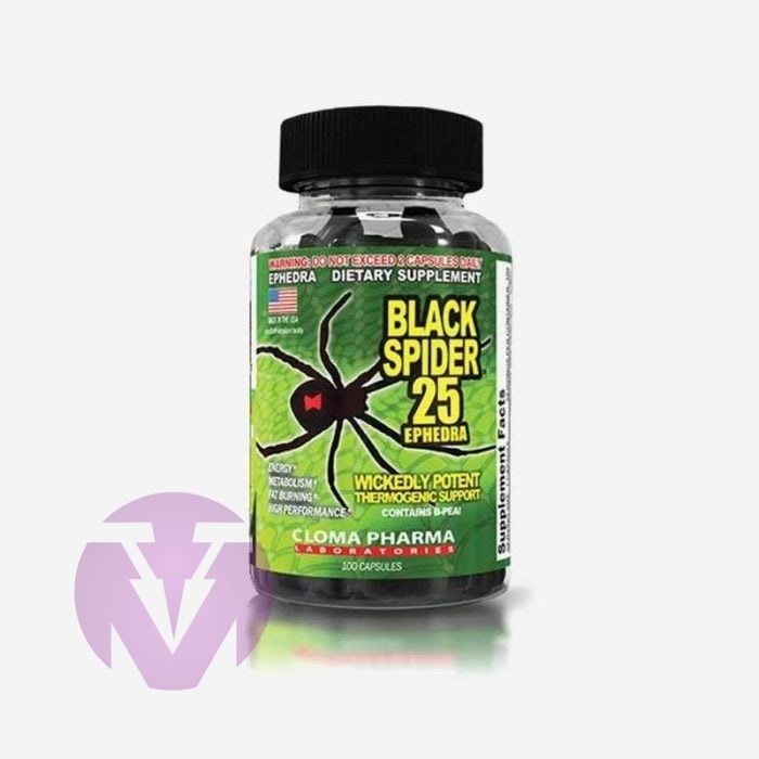 کپسول چربی سوز بلک اسپایدر کلوما فارما | Cloma Pharma Black Spider 25