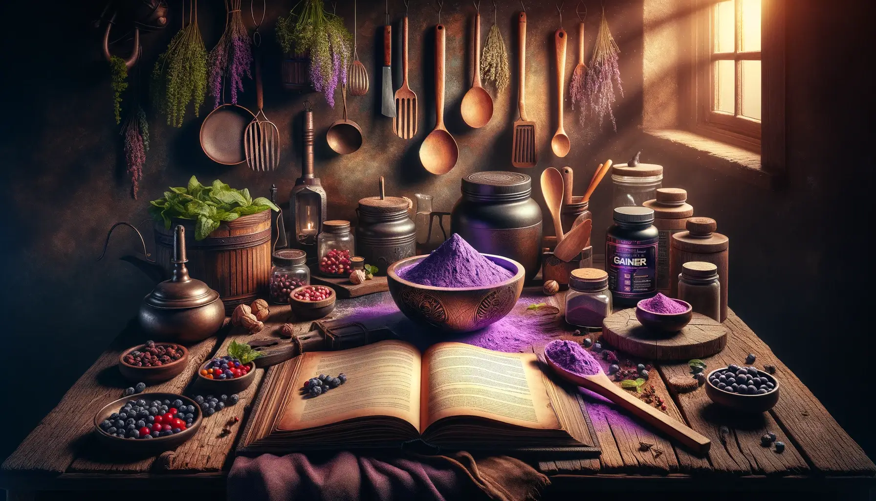 آشپزی با مکمل گینر