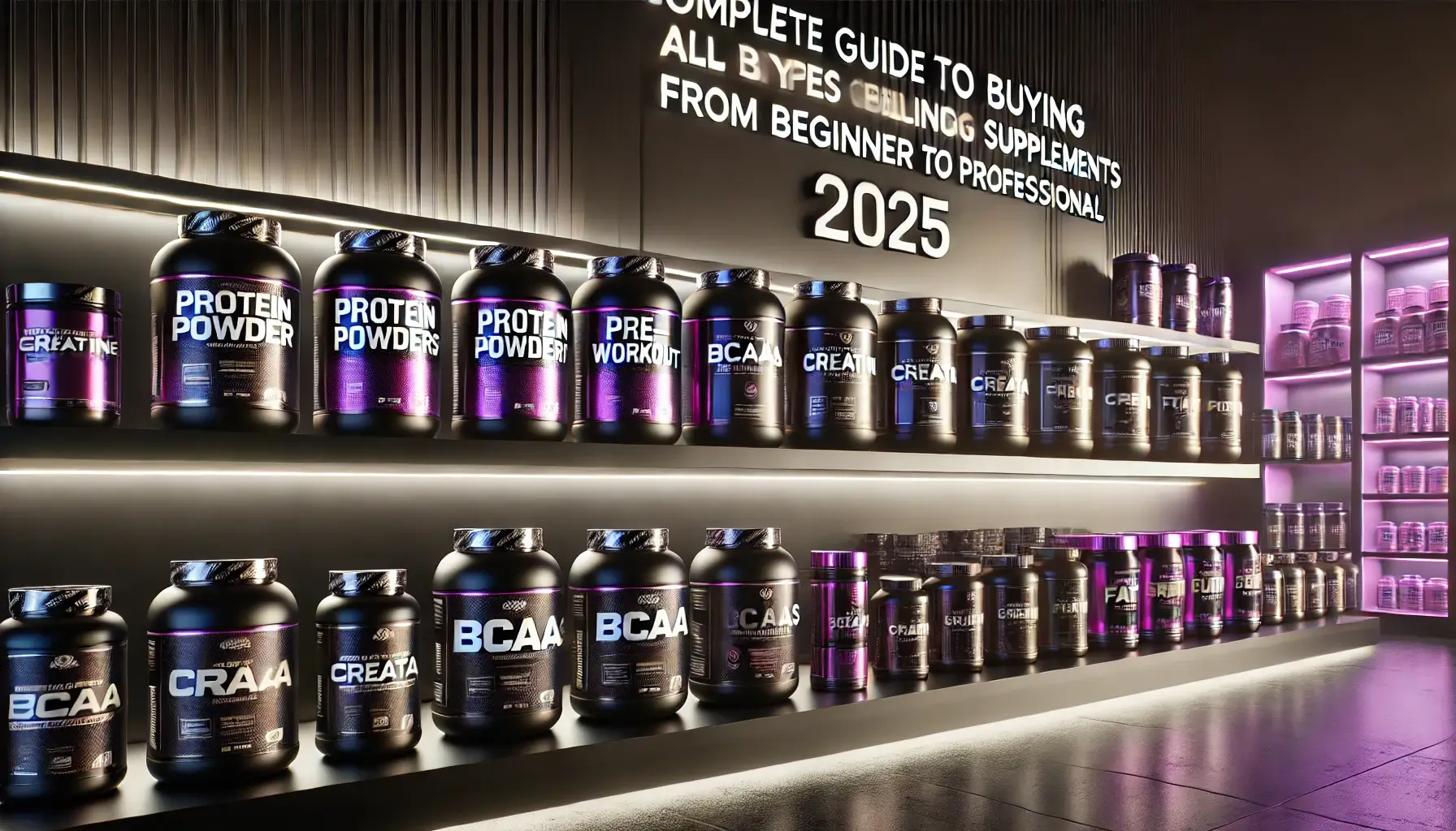 راهنمای کامل خرید انواع مکمل‌ های بدنسازی در سال ۲۰۲۵